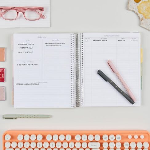 Erin Condren 7x9 مخطط أكاديمي ملفوف (يوليو 2024 - يونيو 2025) - غطاء زهور غروب الشمس، موضوع قماش، ملف بلاتيني، صفحات لجدول الفصل الدراسي، المشاريع والامتحانات، 80 رطل، ورق سميك in Saudi Arabia