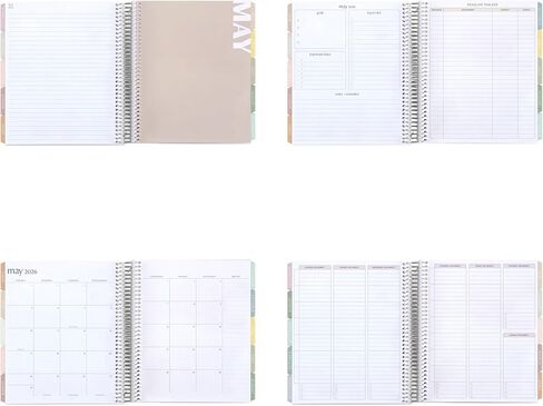 Erin Condren 7x9 مخطط أكاديمي ملفوف (يوليو 2024 - يونيو 2025) - غطاء زهور غروب الشمس، موضوع قماش، ملف بلاتيني، صفحات لجدول الفصل الدراسي، المشاريع والامتحانات، 80 رطل، ورق سميك in Saudi Arabia