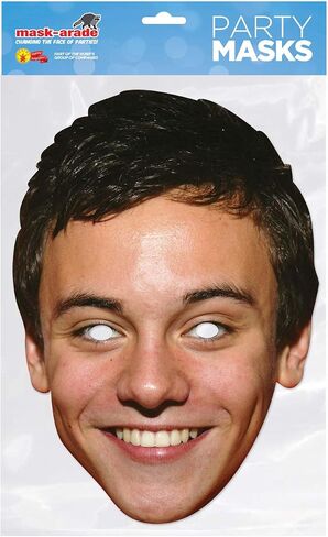 Tom Daley Celebrity Cardboard Masks - Single by Partyrama in Saudi Arabia