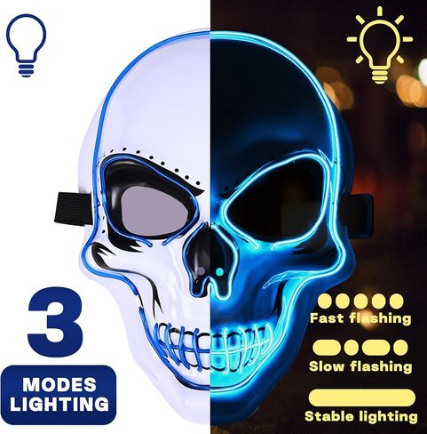 Waipfaru Halloween Costumes, Halloween Mask, Scream Mask with Gloves in Saudi Arabia