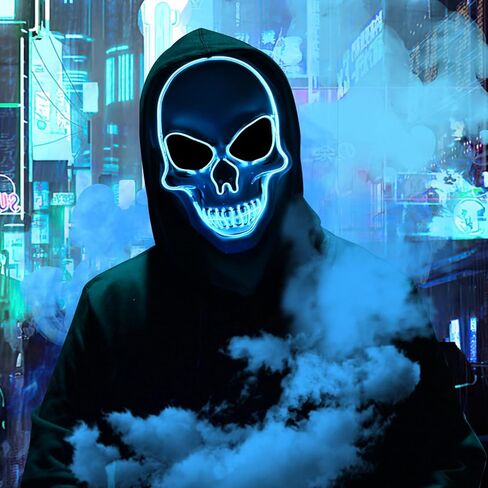Waipfaru Halloween Costumes, Halloween Mask, Scream Mask with Gloves in Saudi Arabia