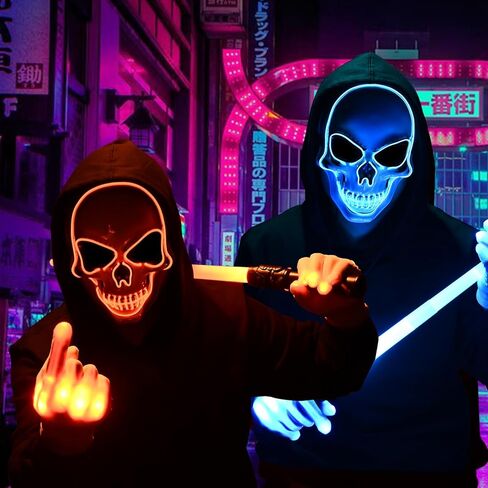 Waipfaru Halloween Costumes, Halloween Mask, Scream Mask with Gloves in Saudi Arabia