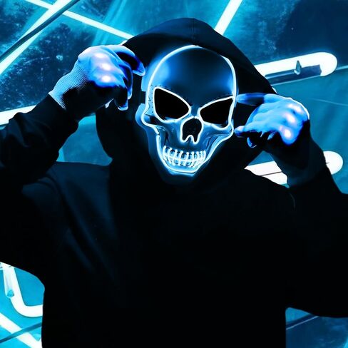 Waipfaru Halloween Costumes, Halloween Mask, Scream Mask with Gloves in Saudi Arabia
