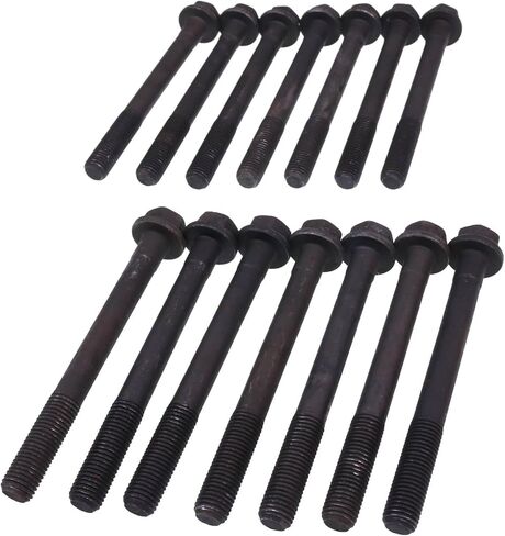 ZTUOAUMA 14X Cylinder Head Bolts 129150-01200 Compatible with Yanmar 4TNE84 4TNE88 4TNV84 4TNV84T 4TNV88 3TNV88 3TNV84 3TNE88 3TNE84 3JH3E Komatsu 4D84-2 Engines in Saudi Arabia
