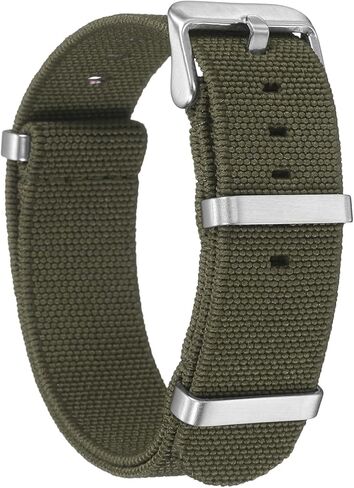 HARFINGTON Elastic Nylon Watch Band One-Piece French Watch Strap Waterproof Replacement Wristwatch Strap for Men Women in Kuwait