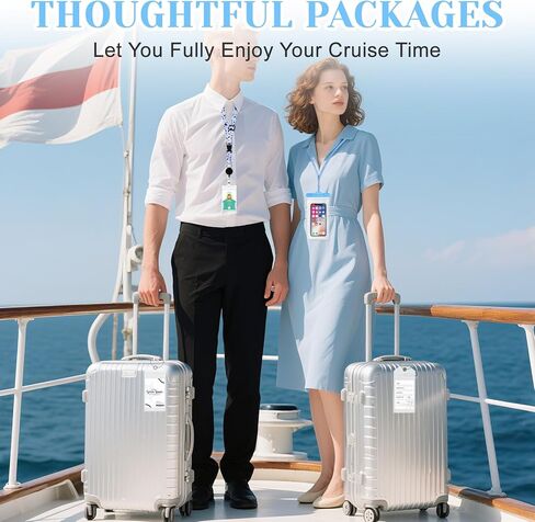 23 PCS Cruise Essentials 2025 بما في ذلك علامة الأمتعة ، حامل تمرير الصعود إلى الماء مع حبل قابل للسحب ، مقاطع مناشف نطاقات منشفة معلقة حبل ، خطافات مغناطيس لمجموعات الرحلات البحرية in Kuwait