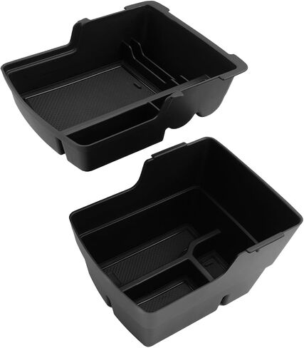 CDEFG Double Layer Armrest Storage Box for Hyundai Kona 2024 2025 2026 Center Console Organizer Tray - 2Pcs in Saudi Arabia