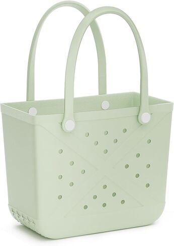 Beach Bag Rubber Tote, Waterproof and Durable Open Hand Bag for Swim Pool Beach Travel in Saudi Arabia