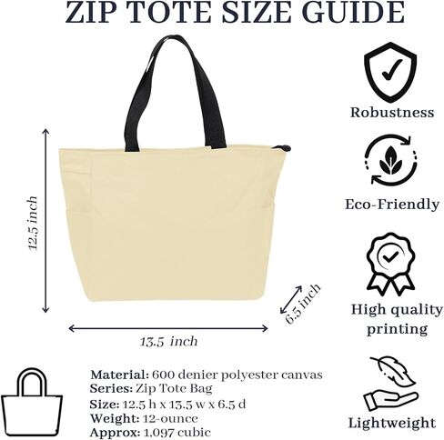 NAZENTI Custom Vet Tech Tote Bag, Personalized Veterinarian Two-Tone Tote, Gift for Veterinarian, Dog Cat Lovers Bag in Saudi Arabia