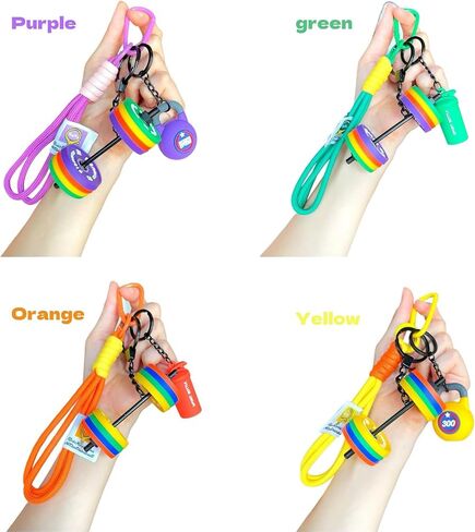 Dumbbell Keychain Fitness Bag Pendant Keyring for Fitness Enthusiast Key Chains Accessories for Gym in Saudi Arabia