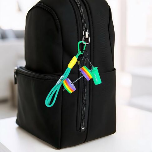Dumbbell Keychain Fitness Bag Pendant Keyring for Fitness Enthusiast Key Chains Accessories for Gym in Saudi Arabia