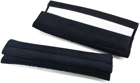 X2 JDM ASIMO BLACK with RED Embroidery Seat Belt Cover Shoulder Pads New Pairs in Saudi Arabia