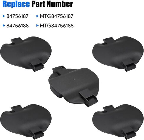 5pcs Platform Hitch 5th Wheel Mount Covers Fit for 2020-2024 GMC Sierra 2500HD 3500HD for Chevy Silverado 2500HD 3500HD Replaces MTG84756187 MTG84756188 Black in Saudi Arabia