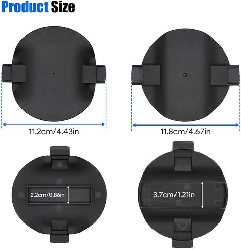 5pcs Platform Hitch 5th Wheel Mount Covers Fit for 2020-2024 GMC Sierra 2500HD 3500HD for Chevy Silverado 2500HD 3500HD Replaces MTG84756187 MTG84756188 Black in Saudi Arabia