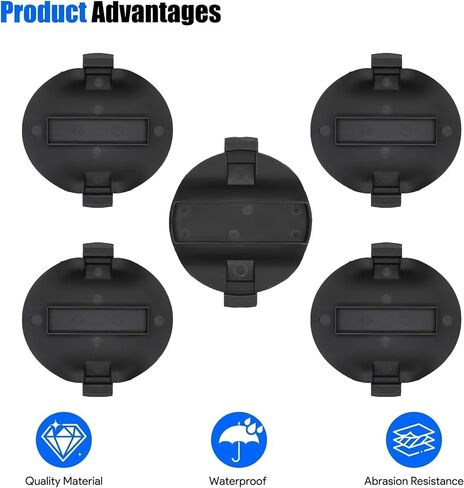 5pcs Platform Hitch 5th Wheel Mount Covers Fit for 2020-2024 GMC Sierra 2500HD 3500HD for Chevy Silverado 2500HD 3500HD Replaces MTG84756187 MTG84756188 Black in Saudi Arabia