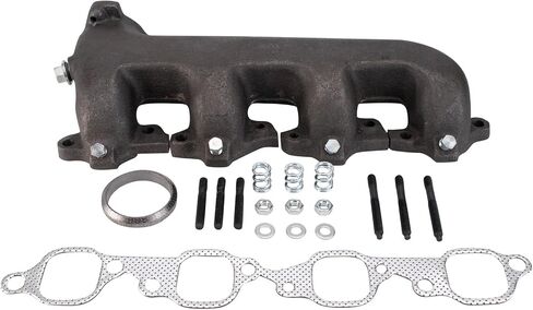 TRQ Left Exhaust Manifold Compatible with 1973-1997 Chevrolet 1973-1991 GMC in Saudi Arabia