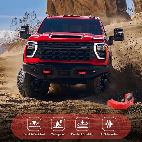 غطاء خطاف السحب لـ Chevy Silverado 1500 (2007-2024) و GMC Sierra 1500 (2007-2018) ، أغطية عقبة السحب المخصصة متوافقة مع Chevy Silverado 1500 و GMC Sierra 1500 ، (2pcs) -green in Kuwait