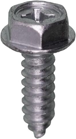 Auveco # 25295 Phillips Hex Washer Head License Plate Screw. M6-1.81 x 20mm. Qty 50. in Saudi Arabia