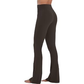 High Waist Flare Leggings for Women Tummy Control Bootcut Mini Flared Yoga Pants for Workout Gym Casual in Saudi Arabia