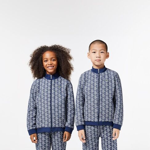 Lacoste Kids' Allover Monogram Track Jacket in Kuwait