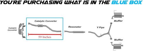 Northeastern Exhaust | EPA Approved-Stainless Steel Rear Catalytic compatible with 2009-10 Forester 08-10 Impreza 2.5L in Saudi Arabia