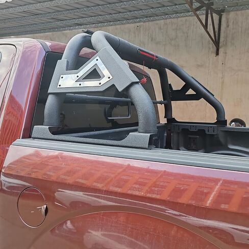 شريط لفة سرير شاحنة قابل للتعديل للشاحنة متوسطة الحجم ، رف شحن الشاحنة الشاحنة مع 350 رطل رف الأمتعة لفورد رينجر ، لتويوتا تاكوما ، لجيب جي تي ، ل Colorado & Canyon in Kuwait
