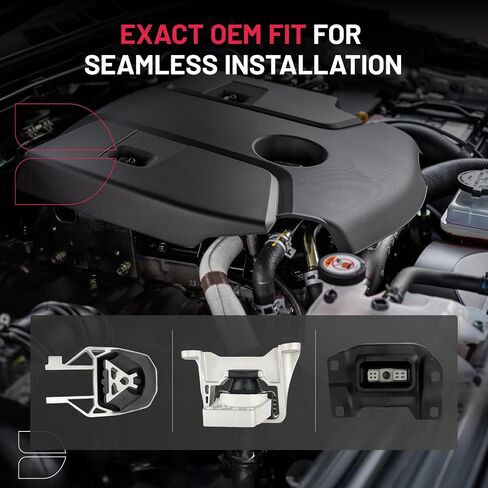 BDFHYK 3PCS محرك المحرك ومحرك Trans متوافق مع Ford Escape 2013-2016 L4 2.0L ، متوافق مع Ford Transit Connect L4 2.0L استبدال A5631 ، EM4152 ، BV6Z6038A ، A5520 ، EM4057 ، CV6Z6068A ، A5612 ، EM4121 in Saudi Arabia