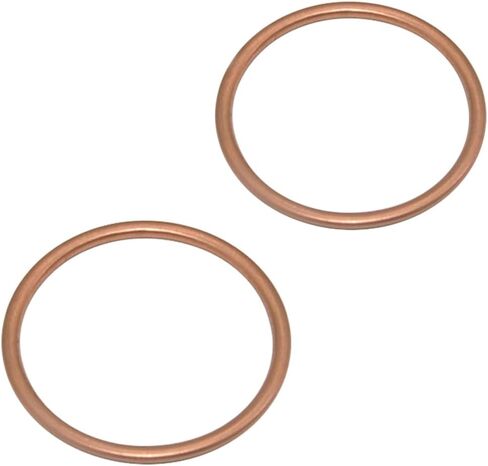 Retromotor 2 PCS عادم حشية Mifold Seals 11061-1373 11060-1103 لـ Kawasaki Z900RS Z650RS NINJA 650 Z1000 EN650 KLE650 EX650 ZR1000 ZX1000 ZX10R ZX750 ZX900 in Saudi Arabia
