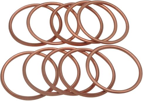 Retromotor 2 PCS عادم حشية Mifold Seals 11061-1373 11060-1103 لـ Kawasaki Z900RS Z650RS NINJA 650 Z1000 EN650 KLE650 EX650 ZR1000 ZX1000 ZX10R ZX750 ZX900 in Saudi Arabia