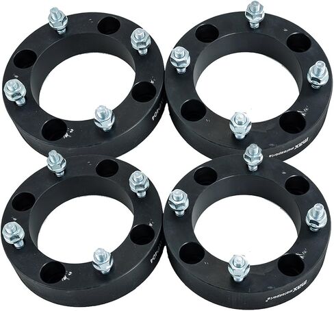 4pcs 1.5 "4/137 4x137 ATV GLEED فواصل متوافقة مع Can-Am Bombardier Outlander Commander Kawasaki Bayou UTV (Black) in Saudi Arabia