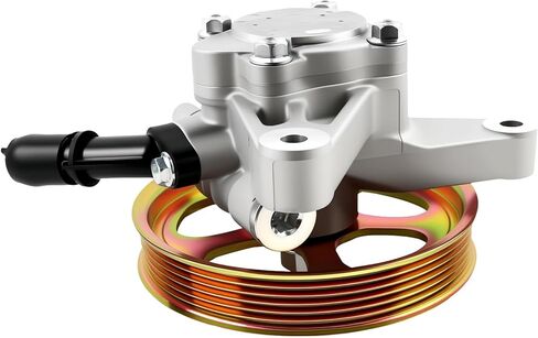 Power Steering Pump with Pulley Power Steering Pump Fits for 2006-2007 Accord, 2005-2010 Odyssey, 2005-2008 Pilot, 2003-2013 MDX 3.0L 3.5L 3.7L Replace OE 21-5442 56110PVJA01 in Kuwait