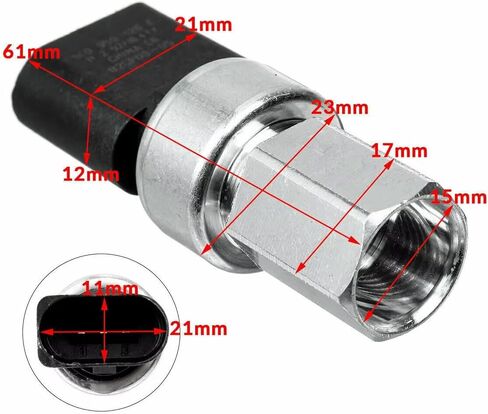 مفتاح مستشعر ضغط التيار المتردد متوافق مع الجولف لـ GTI MK4 MK5 MK6 1998-2013 لـ TOUAREG 2002-2015 A/C Complement Switch Sensor OEM: 1K0959126E in Kuwait