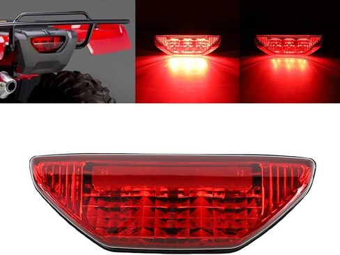 ABS Red Lens الخلفي ، مصباح فرامل Light Light Light Light UTV ، 33700-HN1-A71 متوافق مع Honda Sportrax Recon Trx700 XX Trx500 Rubicon MUV700 in Saudi Arabia