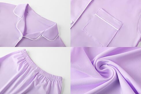 umeyda Girls & Womens Modal Pajamas مجموعة ناعمة طويلة الأكمام 2 قطع أسفل PJS in Saudi Arabia