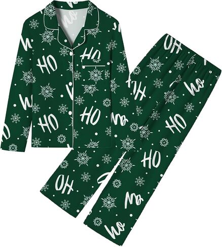 umeyda Girls & Womens Modal Pajamas مجموعة ناعمة طويلة الأكمام 2 قطع أسفل PJS in Saudi Arabia