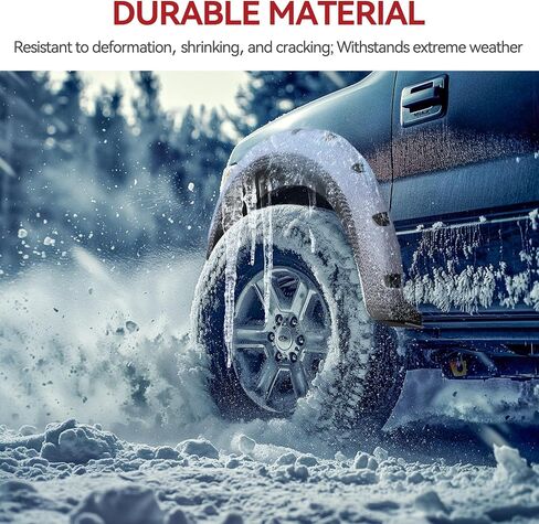 Fender Fender Tlares: متوافق مع Ford F150 2009-2014-مجموعة نمط برشام الجيب السلس على الطرق الوعرة والخلفية (غير رابتور) in Saudi Arabia