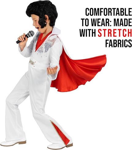 Morph Vegas Rockstar Costume For Boys, The King Halloween Costumes For Boys, Disco Costume For Kids Halloween Costumes in Saudi Arabia