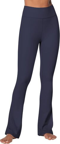 High Waist Flare Leggings for Women Tummy Control Bootcut Mini Flared Yoga Pants for Workout Gym Casual in Saudi Arabia