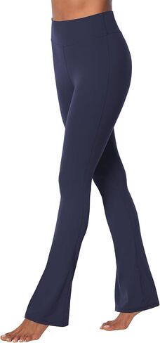 High Waist Flare Leggings for Women Tummy Control Bootcut Mini Flared Yoga Pants for Workout Gym Casual in Saudi Arabia