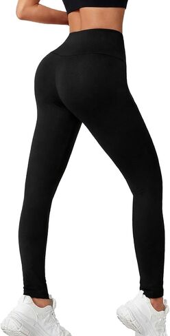 2 Pack Leggings with Pockets for Women, Buttery Soft High Waisted Tummy Control No See Through Workout Yoga Pants in Saudi Arabia