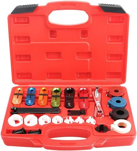 MACHSWON 22 Pcs Fuel Air Conditioning Line Disconnect Set, Master Fuel Air Conditioning Line Disconnect Set Transmission A/C Lines, Air Condition Repair Tool in Saudi Arabia
