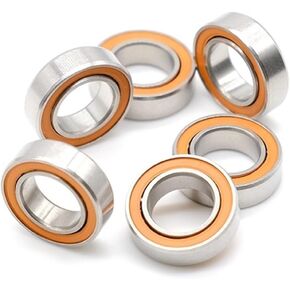 10PCS SMR148RS CB 8X14X4 mm Ceramic Bearing ABEC-7 Miniature RC Motor SMR148RS CB Ball Bearings Ceramic Si3N4 in Saudi Arabia