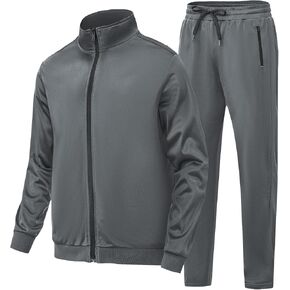 Hodosports Mens Tracksuits التعرق للرجال 2 قطعة يضع ملابس كاملة zip بدلات الركض غير الرسمية مجموعات الدعاوى الرياضية الاحماء in Kuwait