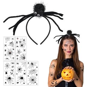 Crazy Night Halloween Headband,Spider Devil Horn Bat Pumpkin Party Costume Hair Accessory for Costume Party Cosplay Dress Up in Saudi Arabia