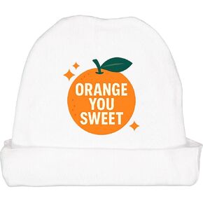 inktastic Funny Orange You Sweet Pun Baby Beanie Hat in Kuwait