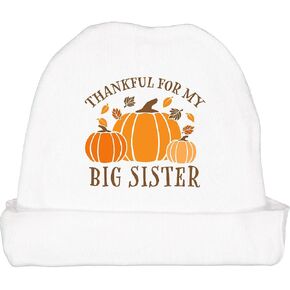inktastic Thankful for My Big Sister Baby Beanie Hat in Kuwait