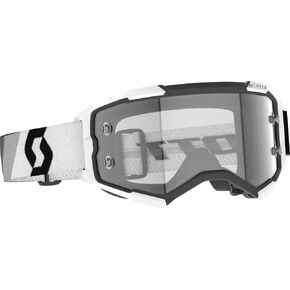 Scott Fury Goggles OSFM أسود/أبيض/عدسة واضحة in Kuwait