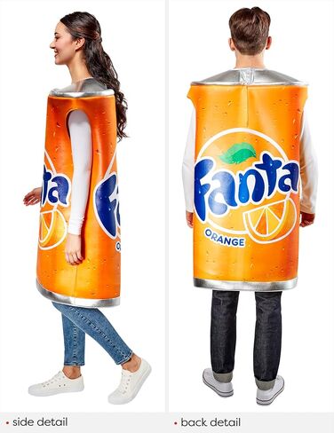 Rubies Coca-Cola: Orange Fanta Costume للبالغين ، جنسيًا بحجم واحد in Saudi Arabia