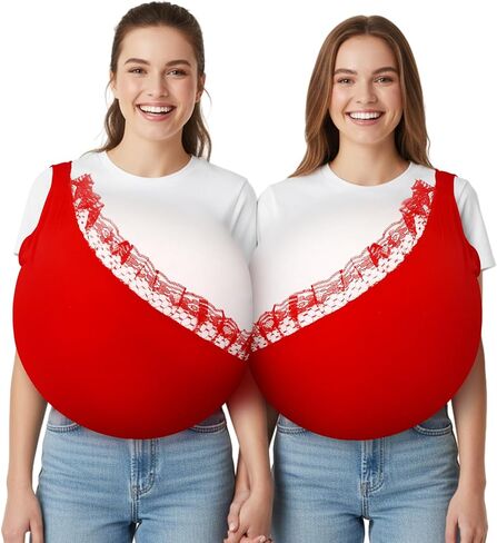 Jecery 2 Pcs Funny Halloween Costume Big Bikini Babe Adult Holiday Couple Costume for Friends Family Partner in Saudi Arabia