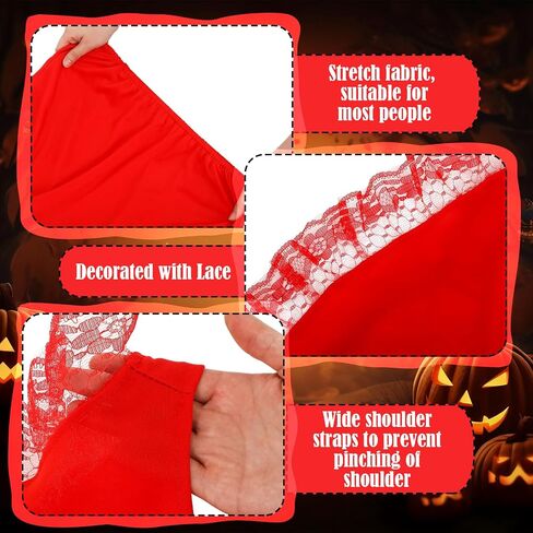 Jecery 2 Pcs Funny Halloween Costume Big Bikini Babe Adult Holiday Couple Costume for Friends Family Partner in Saudi Arabia